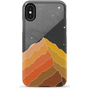 image:imageCasely iPhone XXS Case  Blue Stripes  Sunday Best  Essential Slim DualLayer Protective DesignNight Skies  Mountain Starlight