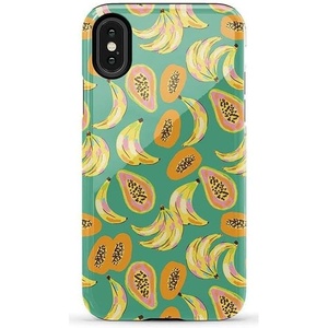 image:imageCasely iPhone XXS Case  Blue Stripes  Sunday Best  Essential Slim DualLayer Protective DesignPapaya Palms  Dippin Daisys Tropical Vaca