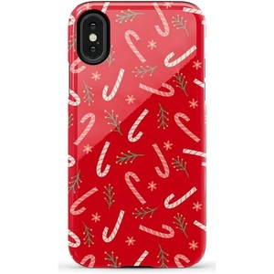 image:imageCasely iPhone XXS Case  Blue Stripes  Sunday Best  Essential Slim DualLayer Protective DesignPeppermint Kiss  Candy Cane