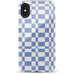 image:imageCasely iPhone XXS Case  Blue Stripes  Sunday Best  Essential Slim DualLayer Protective DesignReality Check  Periwinkle