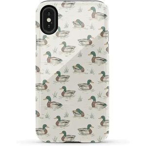 image:imageCasely iPhone XXS Case  Blue Stripes  Sunday Best  Essential Slim DualLayer Protective DesignThe Boyfriend Collection  Mallard  Co