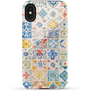 image:imageCasely iPhone XXS Case  Blue Stripes  Sunday Best  Essential Slim DualLayer Protective DesignTuscan Tiles  Dolce Vita