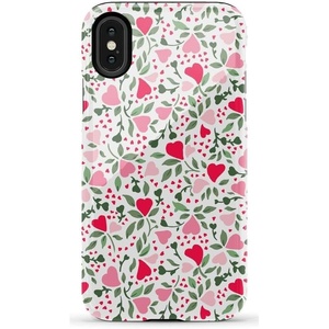 image:imageCasely iPhone XXS Case  Blue Stripes  Sunday Best  Essential Slim DualLayer Protective DesignVines of Love  Floral Heart