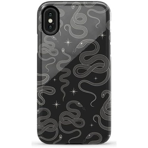 image:imageCasely iPhone XXS Case  Blue Stripes  Sunday Best  Essential Slim DualLayer Protective DesignWere Ready For It  Black Serpent