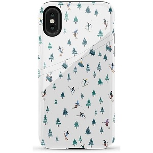 image:imageCasely iPhone XXS Case  Blue Stripes  Sunday Best  Essential Slim DualLayer Protective DesignWeve Peaked  Aprs Ski Mountains