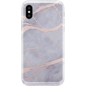 image:imageCasely iPhone XXS Case  Flower My World  Purple Mauve Floral  Classic Ultra Slim DesignTouch of Lavender  Lavender  Rose Gold Marble