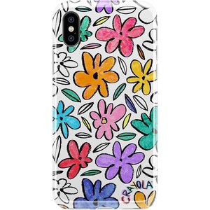 image:imageCasely iPhone XXS Case  Other Side  Holographic Metallic Stained Glass Marble  Classic Ultra Slim DesignOutside the Lines  Crayola Marker