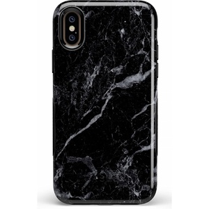image:imageCasely iPhone XXS Case  Stuck on U  Festival Sticker Floral  Bold Protective DesignBlack Marble