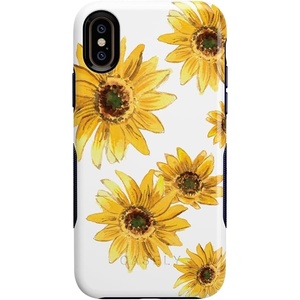 image:imageCasely iPhone XXS Case  Stuck on U  Festival Sticker Floral  Bold Protective DesignBright Yellow Sunflowers Floral