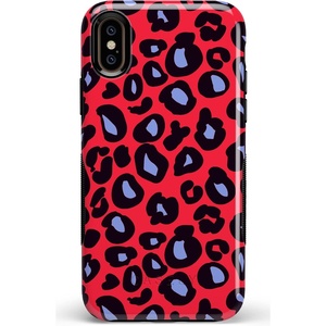 image:imageCasely iPhone XXS Case  Stuck on U  Festival Sticker Floral  Bold Protective DesignInto the Wild  Red  Blue Leopard