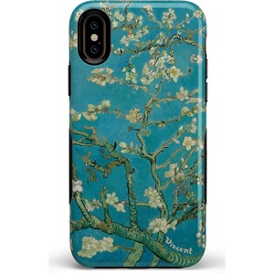 image:imageCasely iPhone XXS Case  Stuck on U  Festival Sticker Floral  Bold Protective DesignVan Gogh  Almond Blossom Floral