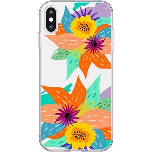 image:imageCasely iPhone Xs Max Case  As if  Light Purple Plaid  Classic Ultra Slim DesignSummer Lovin Floral Print