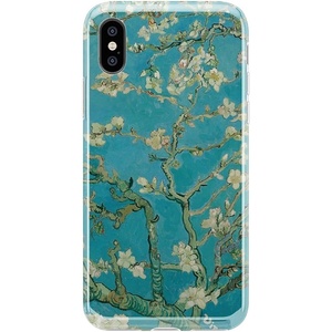 image:imageCasely iPhone Xs Max Case  As if  Light Purple Plaid  Classic Ultra Slim DesignVan Gogh  Almond Blossom Floral