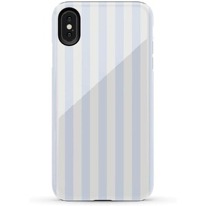image:imageCasely iPhone Xs Max Case  Botanical Blooms  Floral Patchwork  Essential Slim DualLayer Protective DesignBlue Stripes  Sunday Best