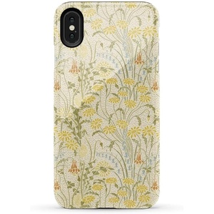 image:imageCasely iPhone Xs Max Case  Botanical Blooms  Floral Patchwork  Essential Slim DualLayer Protective DesignBoho Blooms  Golden Floral