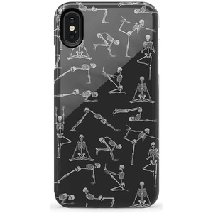 image:imageCasely iPhone Xs Max Case  Botanical Blooms  Floral Patchwork  Essential Slim DualLayer Protective DesignCorpse Pose  Skeleton Yoga