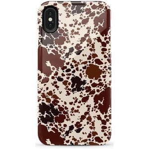 image:imageCasely iPhone Xs Max Case  Botanical Blooms  Floral Patchwork  Essential Slim DualLayer Protective DesignCowgirl Envy  Cow Print