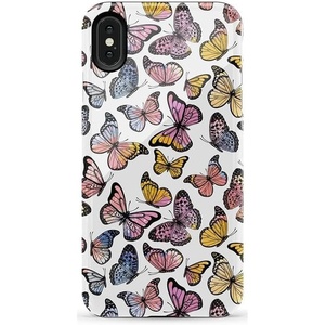 image:imageCasely iPhone Xs Max Case  Botanical Blooms  Floral Patchwork  Essential Slim DualLayer Protective DesignFree Spirit  Rainbow Butterfly