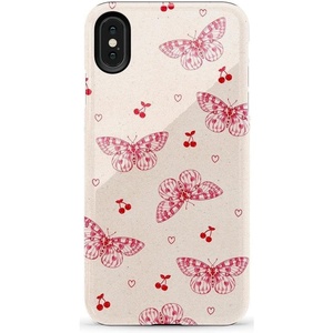 image:imageCasely iPhone Xs Max Case  Botanical Blooms  Floral Patchwork  Essential Slim DualLayer Protective DesignHeart Flutters  Butterfly