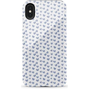 image:imageCasely iPhone Xs Max Case  Botanical Blooms  Floral Patchwork  Essential Slim DualLayer Protective DesignLovebug  Blue Hearts