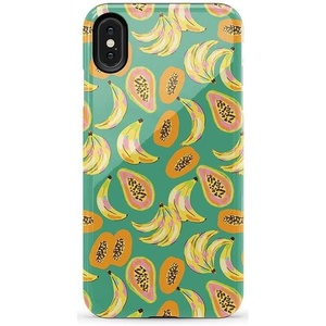 image:imageCasely iPhone Xs Max Case  Botanical Blooms  Floral Patchwork  Essential Slim DualLayer Protective DesignPapaya Palms  Dippin Daisys Tropical Vaca