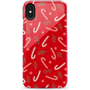 image:imageCasely iPhone Xs Max Case  Botanical Blooms  Floral Patchwork  Essential Slim DualLayer Protective DesignPeppermint Kiss  Candy Cane
