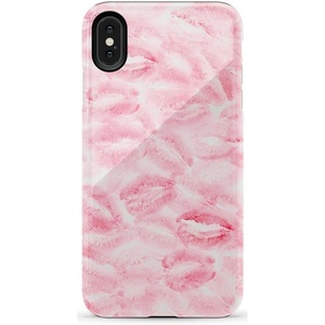 image:imageCasely iPhone Xs Max Case  Botanical Blooms  Floral Patchwork  Essential Slim DualLayer Protective DesignSealed with a Kiss  Pink Lipstick