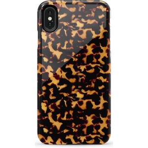 image:imageCasely iPhone Xs Max Case  Botanical Blooms  Floral Patchwork  Essential Slim DualLayer Protective DesignShell Shocked  Tortoise Print