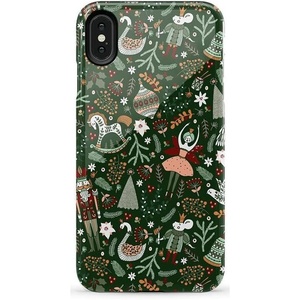 image:imageCasely iPhone Xs Max Case  Botanical Blooms  Floral Patchwork  Essential Slim DualLayer Protective DesignSugar Plum Fairy  Winter Wonderland