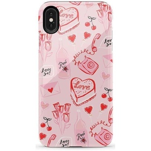 image:imageCasely iPhone Xs Max Case  Botanical Blooms  Floral Patchwork  Essential Slim DualLayer Protective DesignThats Amore  Valentines