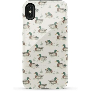 image:imageCasely iPhone Xs Max Case  Botanical Blooms  Floral Patchwork  Essential Slim DualLayer Protective DesignThe Boyfriend Collection  Mallard  Co