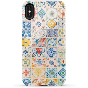 image:imageCasely iPhone Xs Max Case  Botanical Blooms  Floral Patchwork  Essential Slim DualLayer Protective DesignTuscan Tiles  Dolce Vita