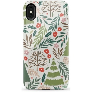 image:imageCasely iPhone Xs Max Case  Botanical Blooms  Floral Patchwork  Essential Slim DualLayer Protective DesignUnder the Mistletoe  Holiday
