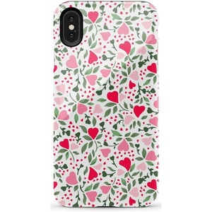 image:imageCasely iPhone Xs Max Case  Botanical Blooms  Floral Patchwork  Essential Slim DualLayer Protective DesignVines of Love  Floral Heart