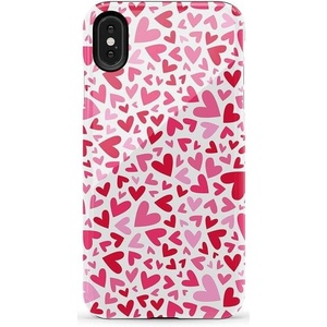 image:imageCasely iPhone Xs Max Case  Botanical Blooms  Floral Patchwork  Essential Slim DualLayer Protective DesignXOXO  Candy Hearts