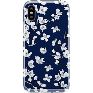image:imageCasely iPhone Xs Max Case  Floral Forest  Navy Cherry Blossom Floral  Classic Ultra Slim DesignNavy Cherry Blossom Floral