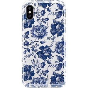 image:imageCasely iPhone Xs Max Case  Outside The Lines  Crayola Marker  Classic Ultra Slim DesignRose to Fame  Blue  White Rose Floral