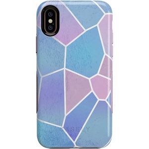 image:imageCasely iPhone Xs Max Case  Outside the Lines  Crayola Marker  Bold Protective Design06 Holographic Metallic Stained Glass Marble