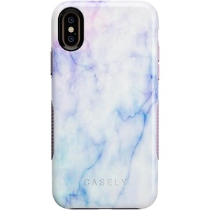 image:imageCasely iPhone Xs Max Case  Outside the Lines  Crayola Marker  Bold Protective DesignBlue  Purple Cotton Candy Marble