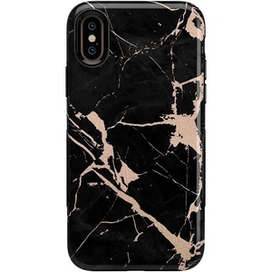 image:imageCasely iPhone Xs Max Case  Outside the Lines  Crayola Marker  Bold Protective DesignCracked Rose Gold Black Marble