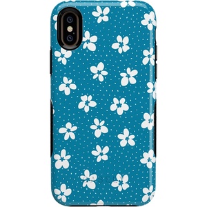 image:imageCasely iPhone Xs Max Case  Outside the Lines  Crayola Marker  Bold Protective DesignFlower My World  Ocean Blue Floral