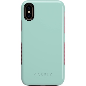 image:imageCasely iPhone Xs Max Case  Outside the Lines  Crayola Marker  Bold Protective DesignMint Green on Pink