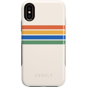 image:imageCasely iPhone Xs Max Case  Outside the Lines  Crayola Marker  Bold Protective DesignRainbow Stripes Color Block