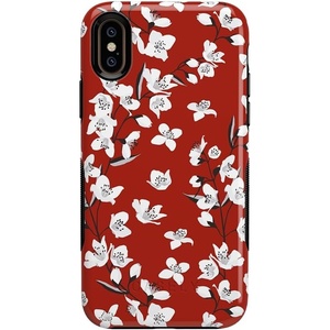 image:imageCasely iPhone Xs Max Case  Outside the Lines  Crayola Marker  Bold Protective DesignRed Cherry Blossom Floral