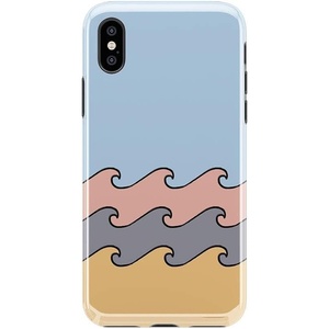 image:imageCasely iPhone Xs Max Case  Scribble Me That  Crayola Rainbow Pencil  Classic Ultra Slim DesignHigh Tide Layered Ocean Waves