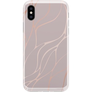 image:imageCasely iPhone Xs Max Case  Scribble Me That  Crayola Rainbow Pencil  Classic Ultra Slim DesignPink and Gold Metallic Waves