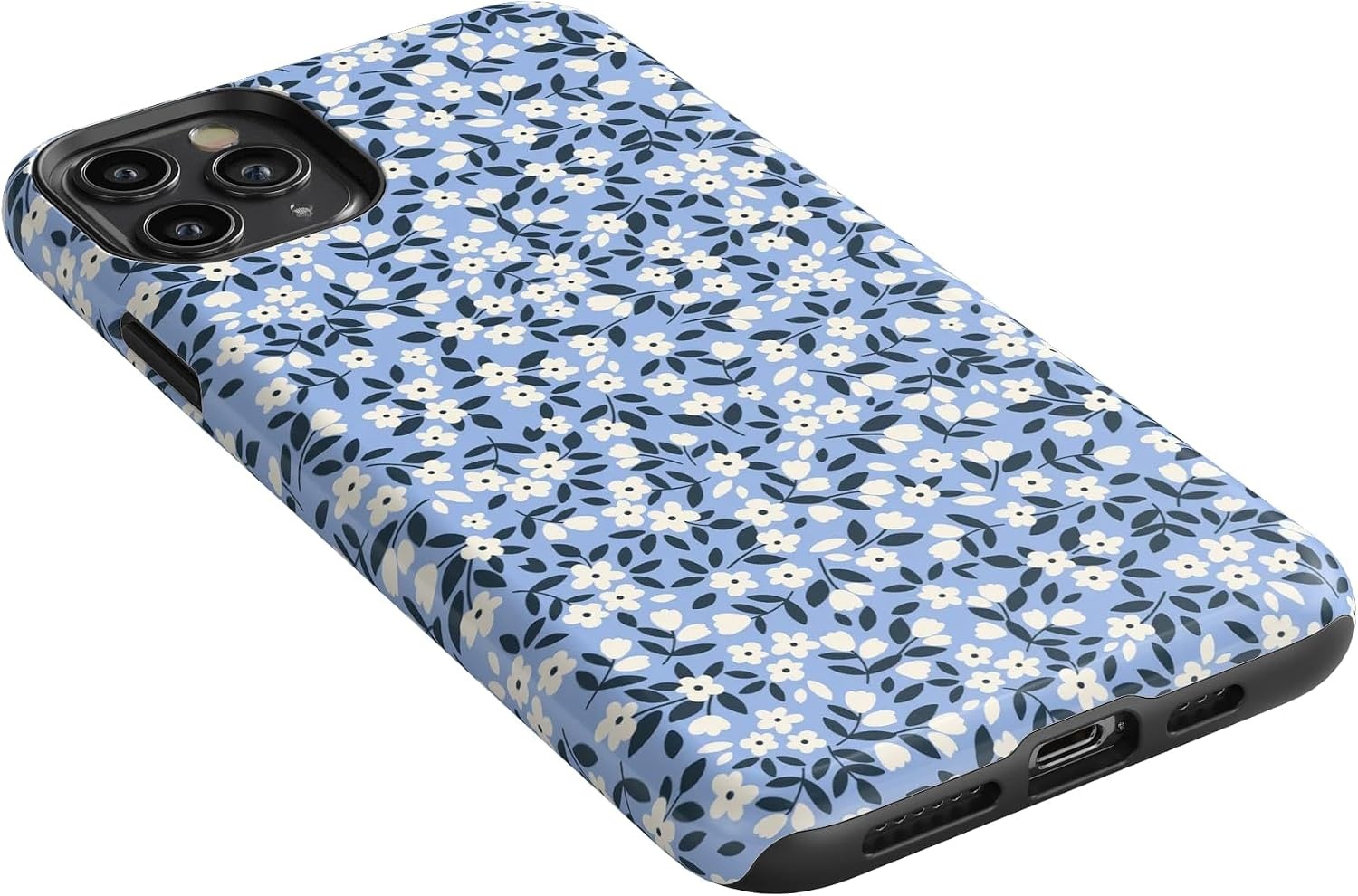 image:imageCasely iPhone 11 Pro Max Case  Houndstooth  High Contrast Design  Essential Slim DualLayer Protective DesignPicking Daisies  Cottagecore