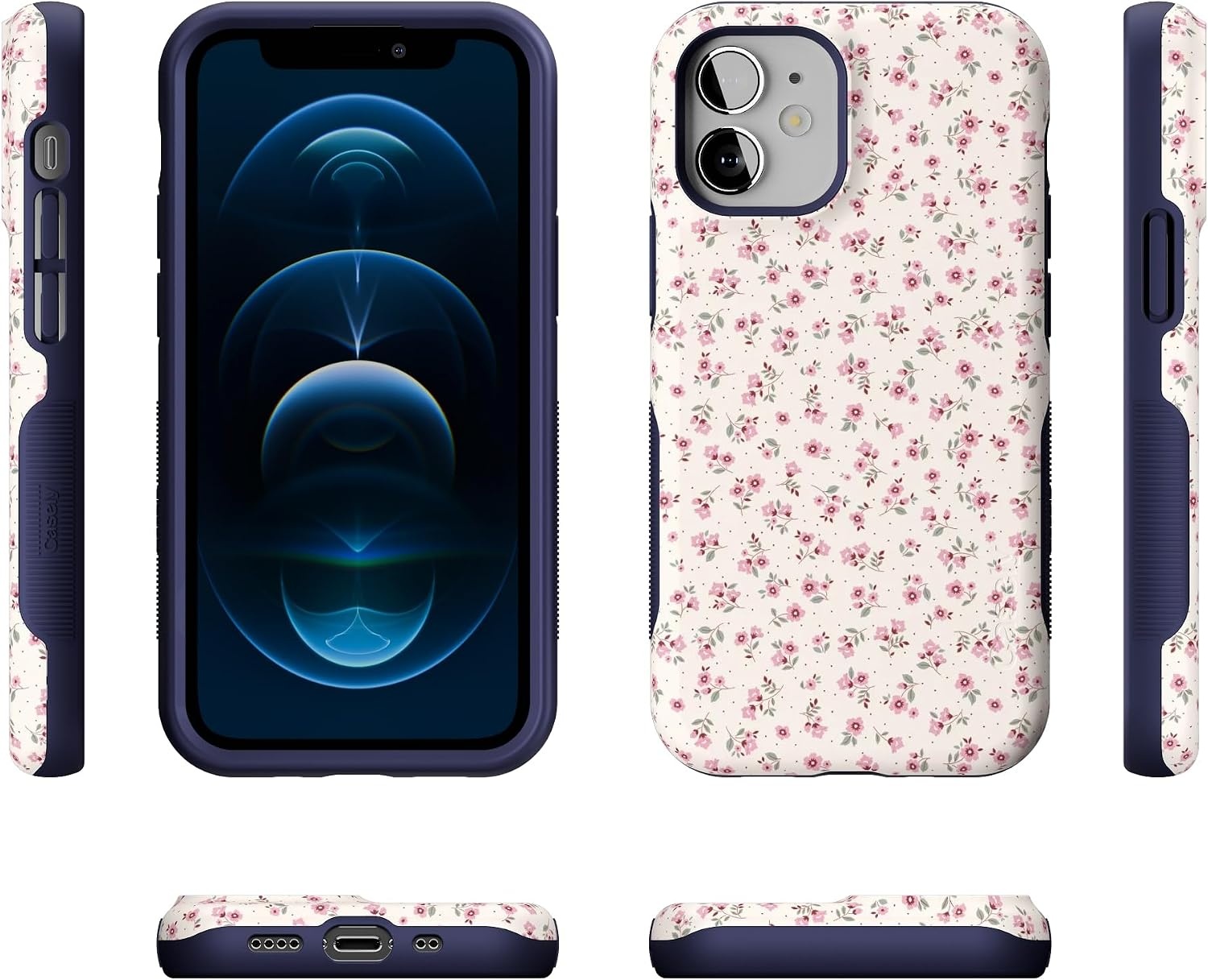 image:imageCasely iPhone 12 Mini Case  Cottage Charm  Cottagecore  Bold Protective Design  Compatible with MagSafe