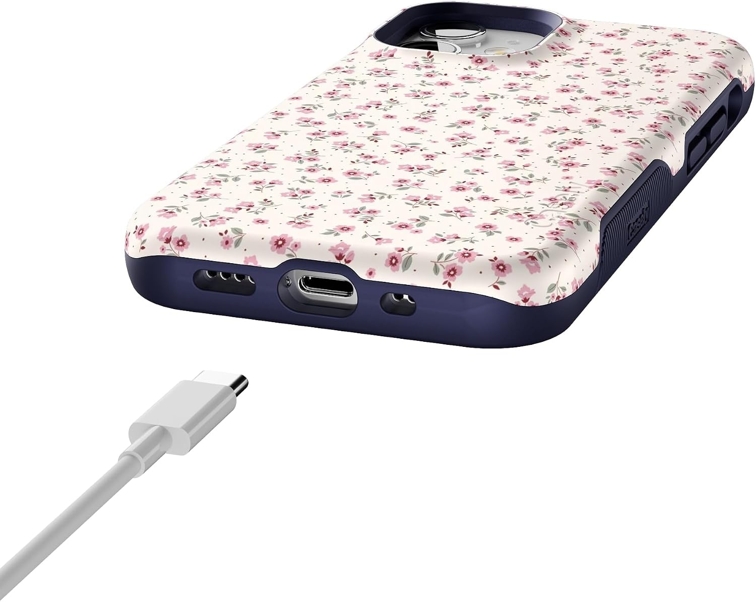 image:imageCasely iPhone 12 Mini Case  Cottage Charm  Cottagecore  Bold Protective Design  Compatible with MagSafe