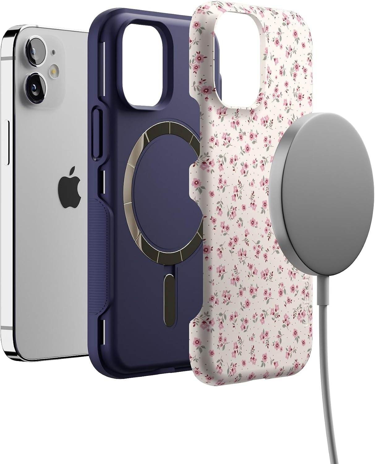 image:imageCasely iPhone 12 Mini Case  Cottage Charm  Cottagecore  Bold Protective Design  Compatible with MagSafe